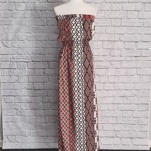 Bar lll Maxi Geometric Print Sundress